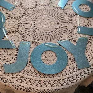 -- Simply Shabby Chic Holiday Collection Joy Garland Banner